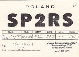 AK 210645 QSL - Poland - Sopot - Radio-amateur