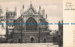 R039811 Exeter. The Cathedral. West Front. Wrench. No 733 - World