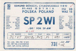 AK 210646 QSL - Poland - Gdynia - Radio Amateur