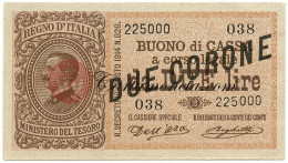 2 CORONE VENEZIA GIULIA E VENEZIA TRIDENTINA 1915 SUP+ - Altri & Non Classificati