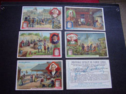 Original Old Cards Chromos Liebig S 1038 Au Pays Breton Complet - Liebig