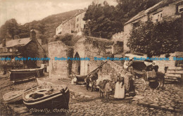 R039822 Clovelly. Cottages On Beach. Peacock. No 852P - World