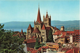 SUISSE - Lausanne - Vue Sur La Cathédrale - Vue D'ensemble - Carte Postale - Lausanne