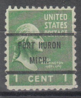 USA Precancel Vorausentwertungen Preo Bureau Michigan, Port Huron 804-71 - Préoblitérés
