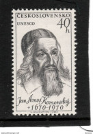 TCHECOSLOVAQUIE 1970 Comenius, Philosophe Yvert 1769, Michel 1922 NEUF** MNH - Ongebruikt