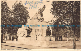 R040758 Royal Artillery Memorial London. B. P. Co. No 27897 - Autres & Non Classés