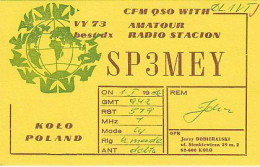 AK 210649 QSL - Poland - Kolo - Radio Amateur