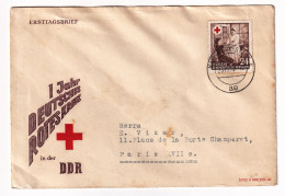 DDR 1953 Red Cross Croix Rouge Rotes Kreuz Chemnitz Karl Marx Stadt Karl Ziesing Deutschland - 1950-1970