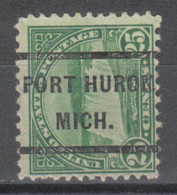 USA Precancel Vorausentwertungen Preo Locals Michigan, Port Huron 699-232 - Precancels