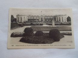 DEAUVILLE  LA PLAGE FLEURIE ( 14 Calvados )  LE CASINO VU DES JARDINS - Deauville