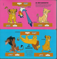 GF030 - PLANCHES MINI MARIONETTES - DISNEY  LE ROI LION - OFFERT PAR MOUSLINE - Altri & Non Classificati