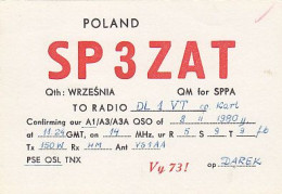 AK 210653 QSL - Poland - Wrezesnia - Radio-amateur