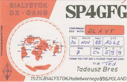 AK 210655 QSL - Poland - Bialystok - Radio Amateur