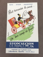 Carton Publicitaire / Lugocalcion Laboratoires Novalis / Oullins / Rogersam / Pharmacie - Publicités