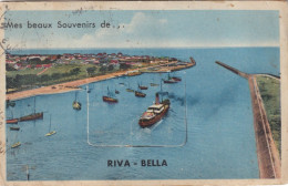 Carte Systeme Depliant 10 Vues  Riva Bella  Envoi Ouistreham Flamme Daguin - Riva Bella