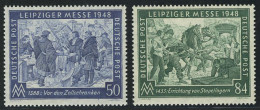 967-968 Leipziger Frühjahrsmesse 1948, Satz Postfrisch ** - Neufs