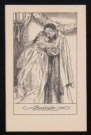 Brautmutter Lithographie Alte Frau Hält Junge Braut, Rudolf Schäfer, Ungebraucht - Mother's Day