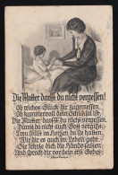 Die Mutter Darfst Du Nicht Vergessen! Radierung Text A.Traeger Augsburg 9.5.1931 - Día De La Madre