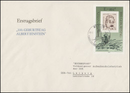 Block 54 Albert Einstein 1979 - Block Auf Schmuck-FDC Buch-Export ESSt Berlin - Briefe U. Dokumente