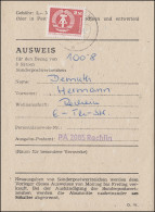 2550 Aufbau Klein 2 Mark Auf DDR-Sammlerausweis Für 3 Sätze, RECHLIN 1989 - Andere & Zonder Classificatie