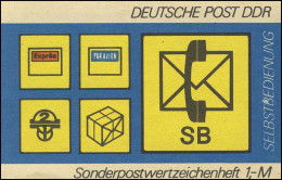 SMHD 11 Ad SB-Postsymbole - Postfrisch - Markenheftchen