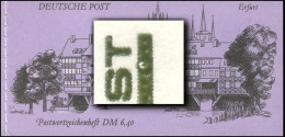 MH 10 Erfurt 1990 Naht Fluoreszierend, PLF Fleck, VS-O Berlin ZPF - Postzegelboekjes