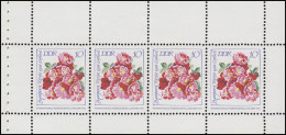 HBl. 14A Aus MH 6 Rosenausstellung 1972, Postfrisch - Zusammendrucke