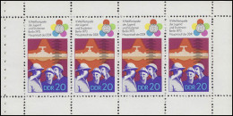 HBl. 17A Aus MH 7 Weltfestspiele 1973, Postfrisch - Se-Tenant
