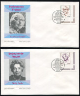 2158-2159 Frauen Fleißer Und Sachs - Satz Auf 2 FDC Berlin 11.1.2001 - Brieven En Documenten