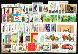 3063-3139 DDR-Jahrgang 1987 Komplett, Postfrisch ** / MNH - Annual Collections