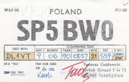 AK 210664 QSL - Poland - Warszawa - Amateurfunk