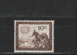 Nations Unies (New York) YT 6 * : Les Peuples Du Monde - 1951 - Unused Stamps