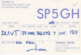 AK 210666 QSL - Poland - Gdansk - Przymorze - Radio Amatoriale