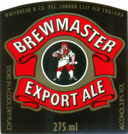 Oud Etiket Bier Brewmaster Export Ale 275 Ml - Brouwerij / Brasserie Whitbread - Cerveza