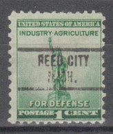 USA Precancel Vorausentwertungen Preo Locals Michigan, Reed City 734 - Precancels