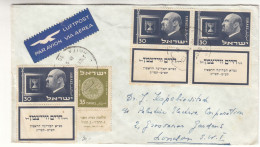 Israël - Lettre De 1952  ? - Oblit Haifa - Exp Vers London - Valeur 20 $ En ....2010 - Cartas & Documentos