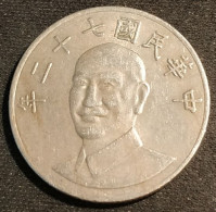 CHINE - CHINA - TAIWAN - 10 YUAN ( DOLLAR ) 1983 - KM 553 -  Chiang Kai-Shek - Taiwan