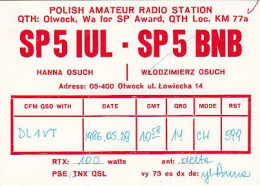 AK 210669 QSL - Poland - Otwock - Amateurfunk