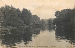 CPA France Marne River Quai Saint Hilaire - Sonstige & Ohne Zuordnung