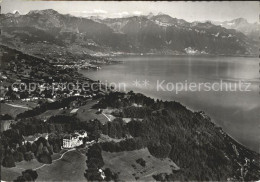 11644652 Chexbres Hotel Du Signal Et Son Parc Lac Leman Et Les Alpes Vue Aerienn - Sonstige & Ohne Zuordnung