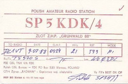 AK 210671 QSL - Poland - Amateurfunk