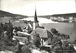 11644641 Le Pont VD Eglise Et Lac De Joux Le Pont VD - Otros & Sin Clasificación