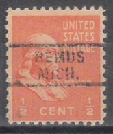 USA Precancel Vorausentwertungen Preo Locals Michigan, Remus 729 - Precancels