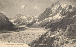 CPA France Chamonix Mer De Glace Chemin De Fer Du Montenvers - Autres & Non Classés