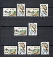 MAROC N°  459 + 460  CINQ EXEMPLAIRES  NEUFS SANS CHARNIERE  COTE 10.00€   CAMPAGNE CONTRE LA FAIM - Marokko (1956-...)