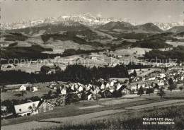 11644558 Waldstatt AR Panorama Blick Zur Saentiskette Appenzeller Alpen Waldstat - Altri & Non Classificati