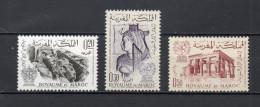 MAROC N°  461 à 463    NEUFS SANS CHARNIERE  COTE 2.50€   UNESCO MONUMENTS DE NUBIE - Morocco (1956-...)