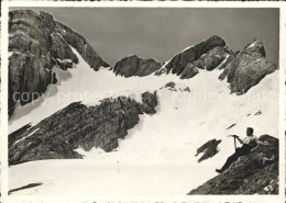 11644516 Saentis AR Blauer Schnee Bergwanderer Appenzeller Alpen Saentis AR - Autres & Non Classés