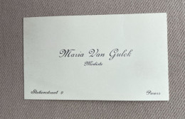 Visitekaartje - Carte Visite / Maria VAN GULCK, Modiste / Puurs - Visitenkarten