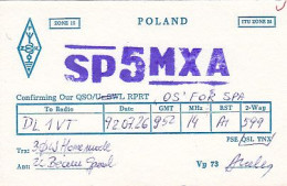 AK 210675 QSL - Poland - Maków Maz. - Radio Amateur